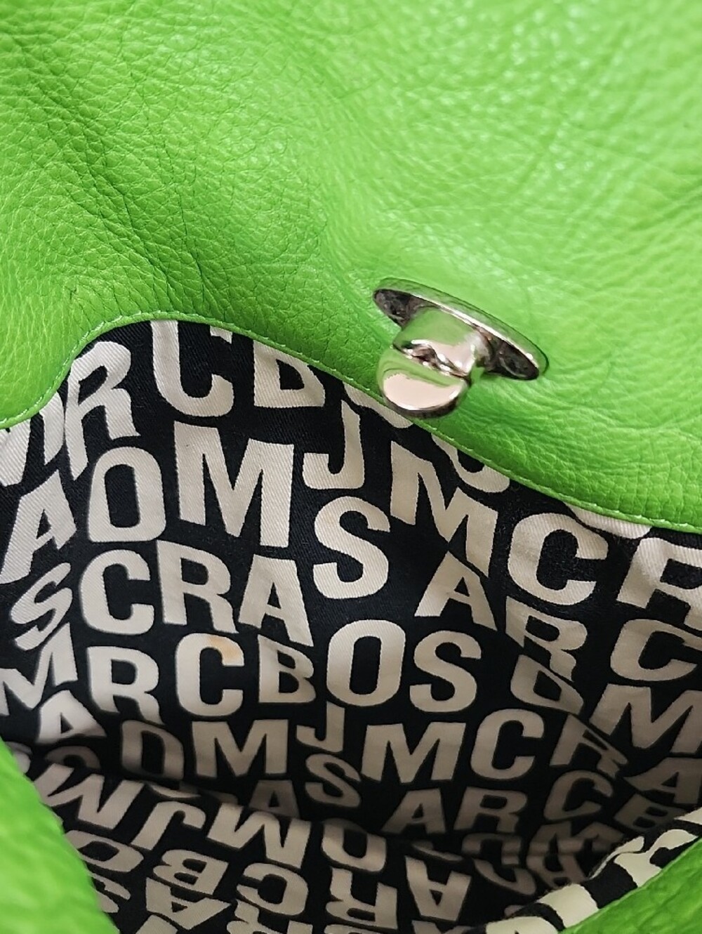 MARC JACOBS Green Women's Leather Tote Handbag - Picture 4 of 9
